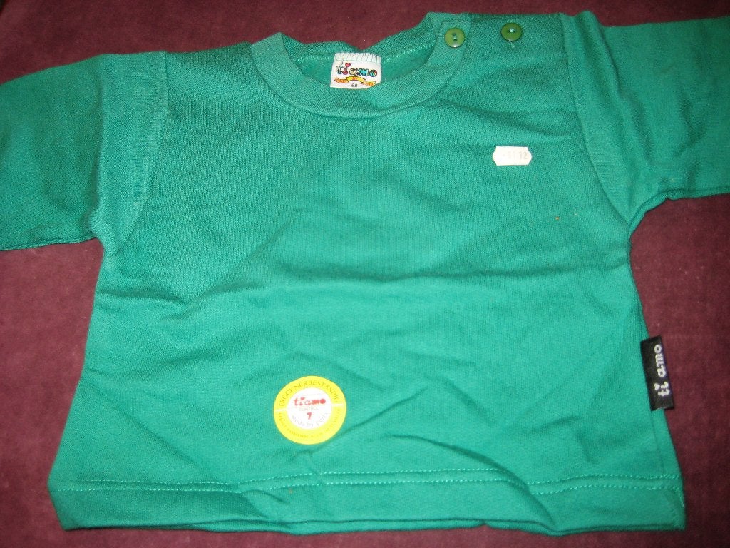 Nieuw groen shirt, 68, Ti Amo (59), Kinderen en Baby's, Babykleding | Maat 68, Ophalen of Verzenden, Nieuw, Jongetje of Meisje