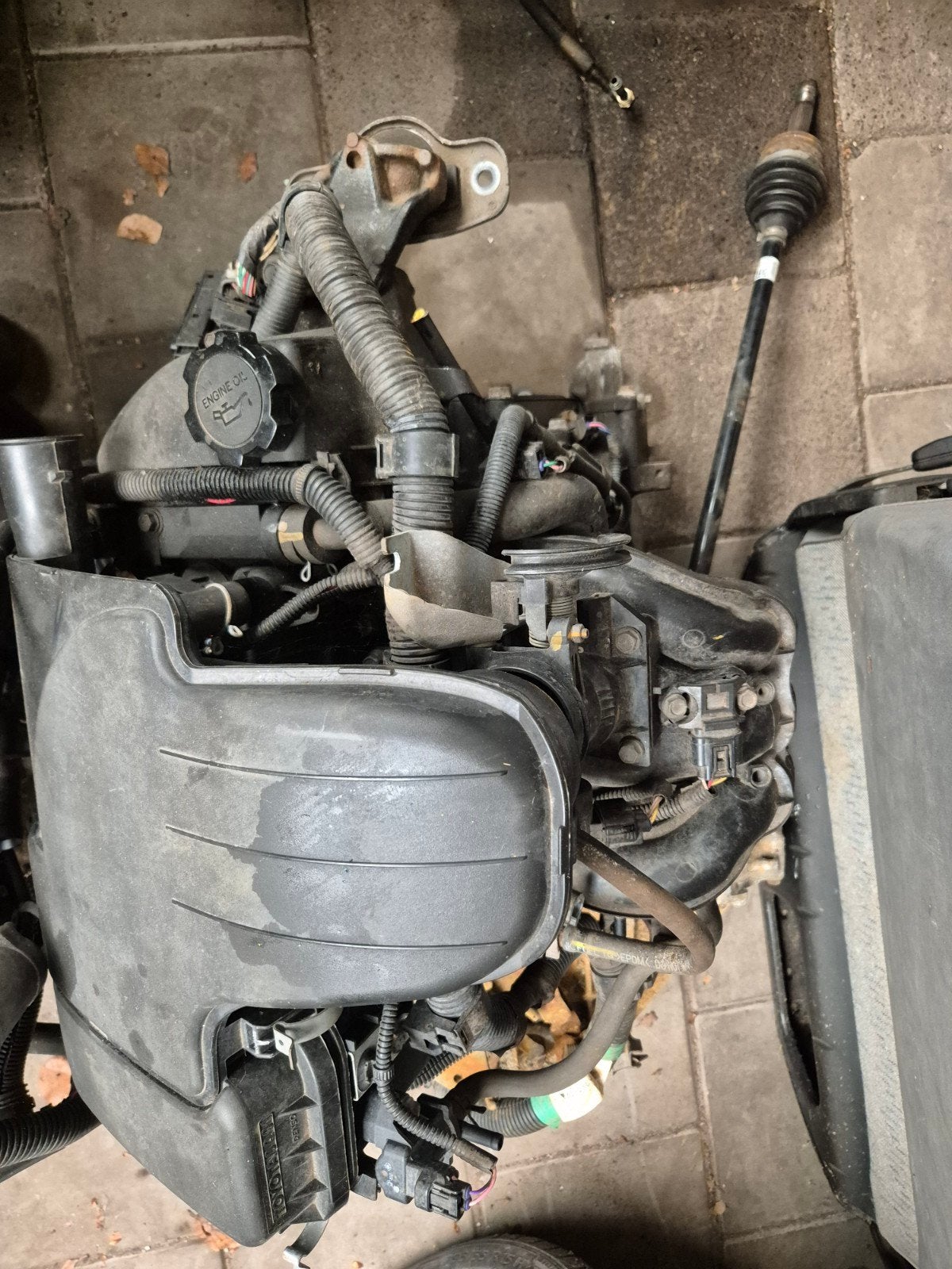 Motor compleet Toyota Aygo 1kr 1.0 12v vvti, Ophalen of Verzenden, Gebruikt