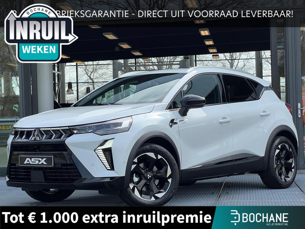 Mitsubishi ASX 1.8 HEV Intense+ | DIRECT UIT VOORRAAD LEVERB, Auto's, Mitsubishi, Euro 6, 4 cilinders, Wit, Bedrijf