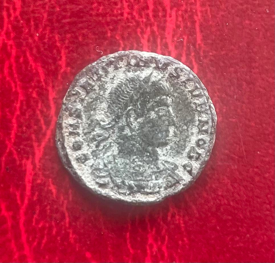 Romeinse munt brons Constantinius 4e eeuw, Ophalen of Verzenden, Overige landen