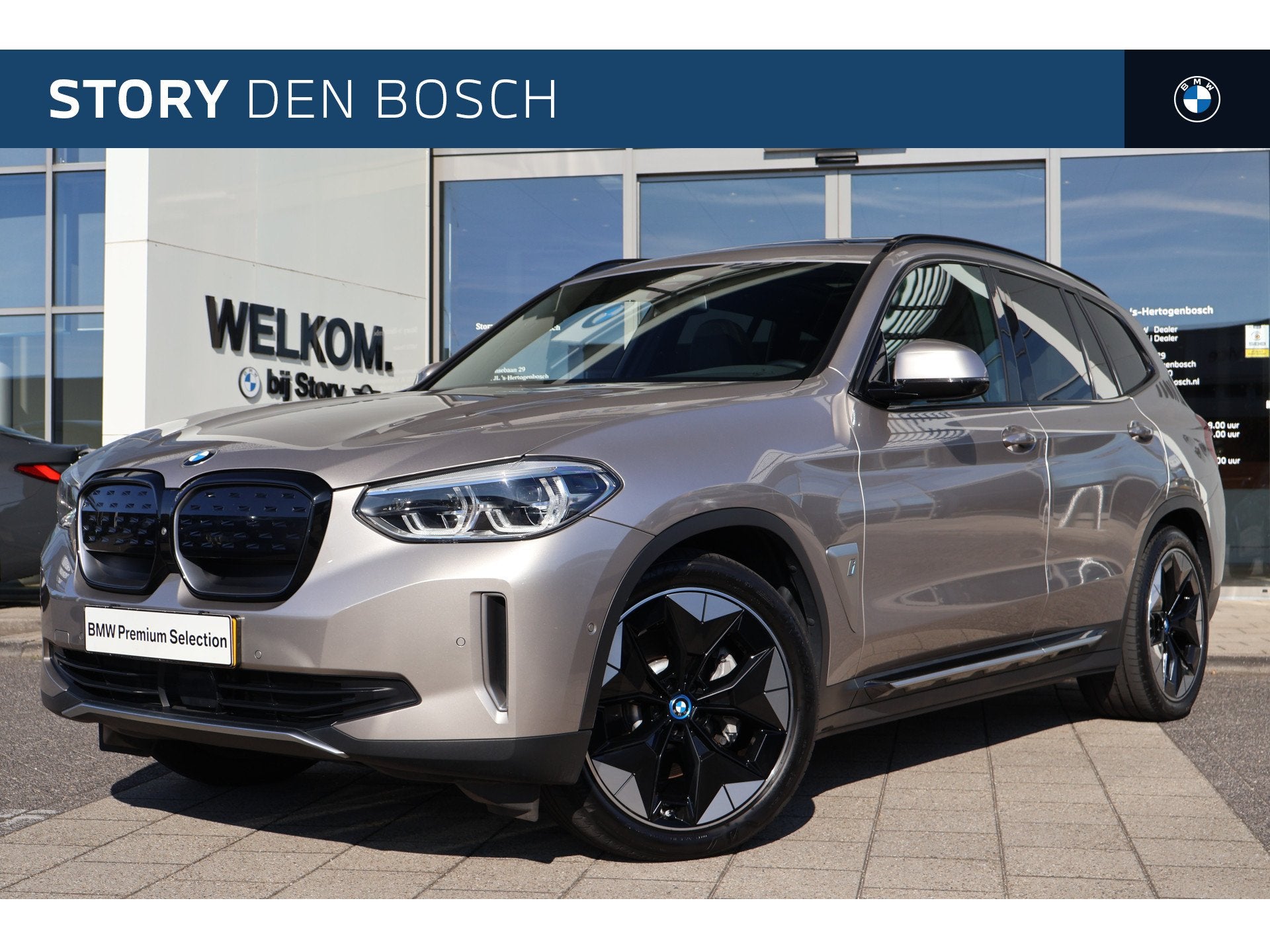 BMW iX3 High Executive / Trekhaak / Sportstoelen / Soh 97% /, Auto's, Dealer onderhouden, Achterwielaandrijving, Gebruikt, Sportstoelen