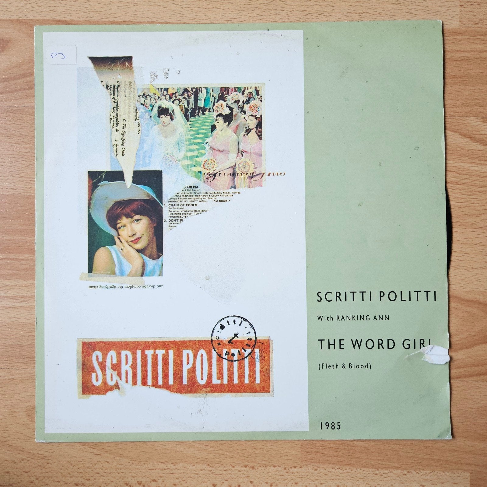 Scritti Politti With Ranking Ann – The Word Girl - Maxi, Ophalen of Verzenden, 12 inch