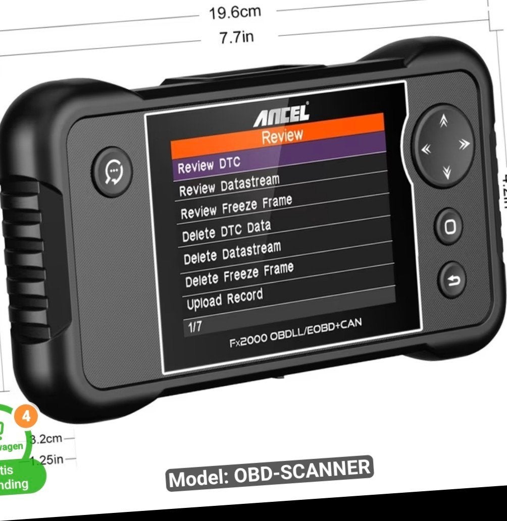 ANCEL FX2000 OBD2 Scanner -uitleesapparaat.l, Ophalen of Verzenden, Zo goed als nieuw