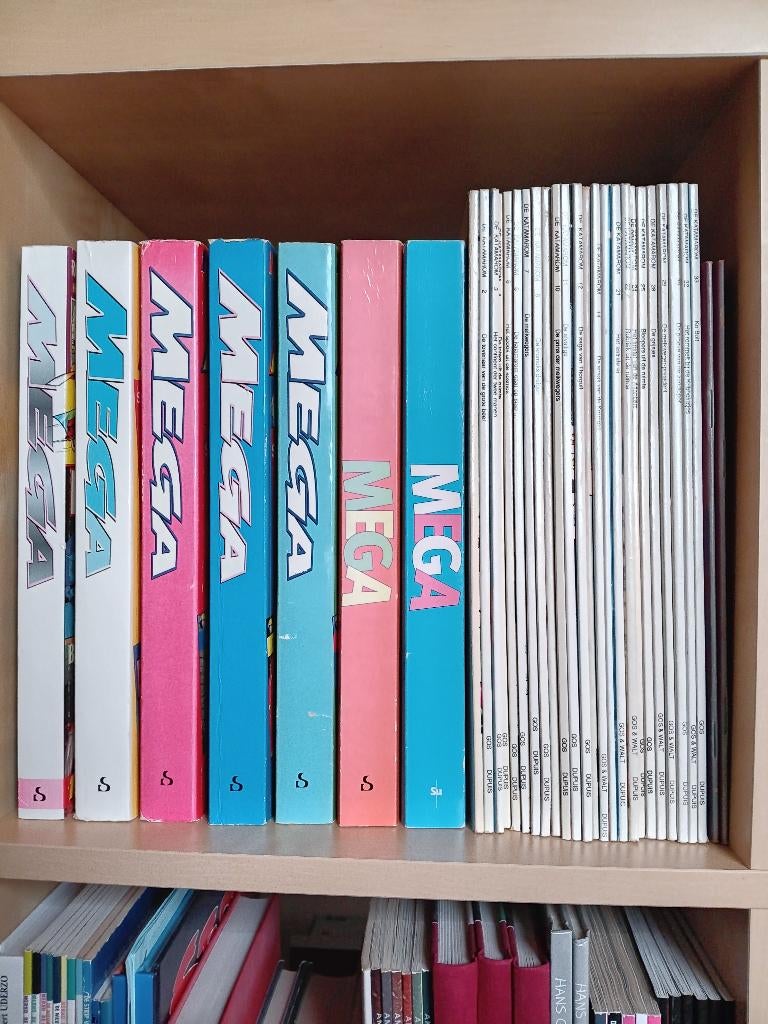 MEGA-(vakantie)stripboeken 1997-2003, 7x SC, in goede staat., Boeken, Stripboeken, Gelezen, Ophalen of Verzenden, Studio Vandersteen