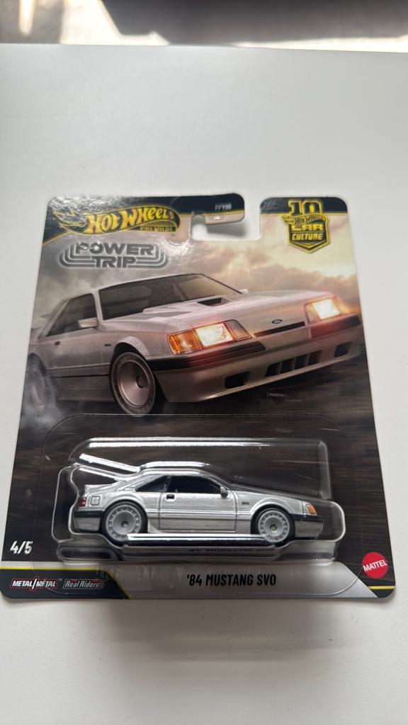 Hotwheels ford mustang svo 1984 grijs 1:64 hot wheels, Ophalen of Verzenden, Zo goed als nieuw, Auto