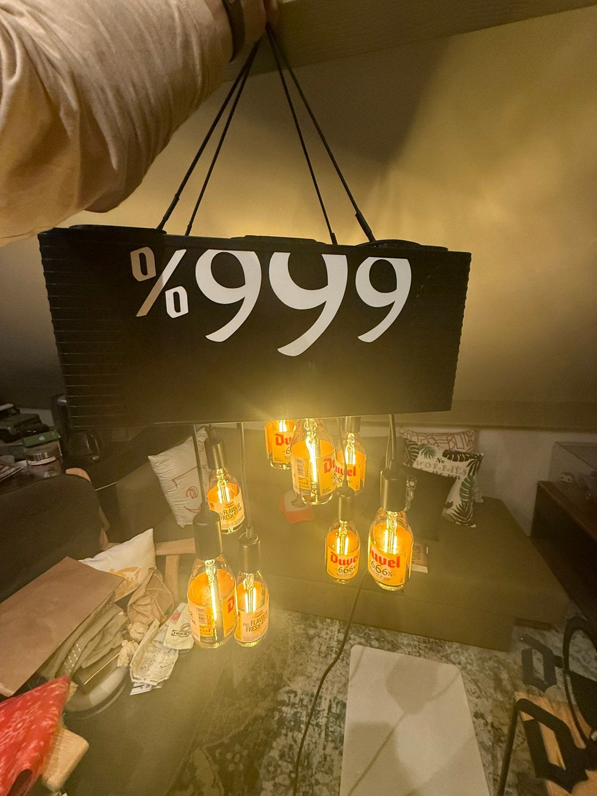 Duvel - ‘6,66% Crate Lamp’, Ophalen of Verzenden, Nieuw, Overige typen, Duvel