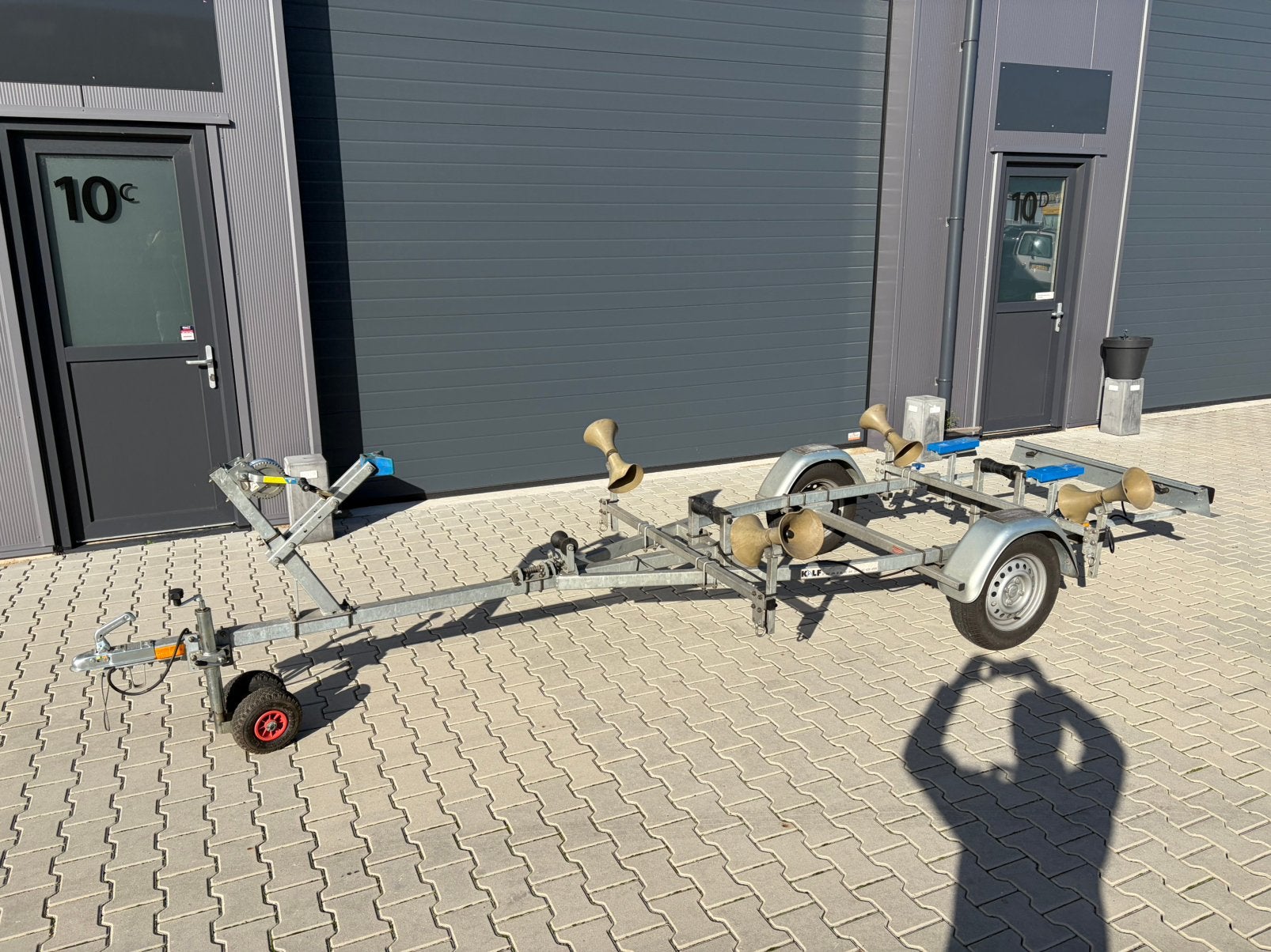 Kalf rubberboot kanteltrailer 4,5/5 meter, Watersport en Boten, Ophalen, Zo goed als nieuw, Minder dan 6 meter, Overige typen