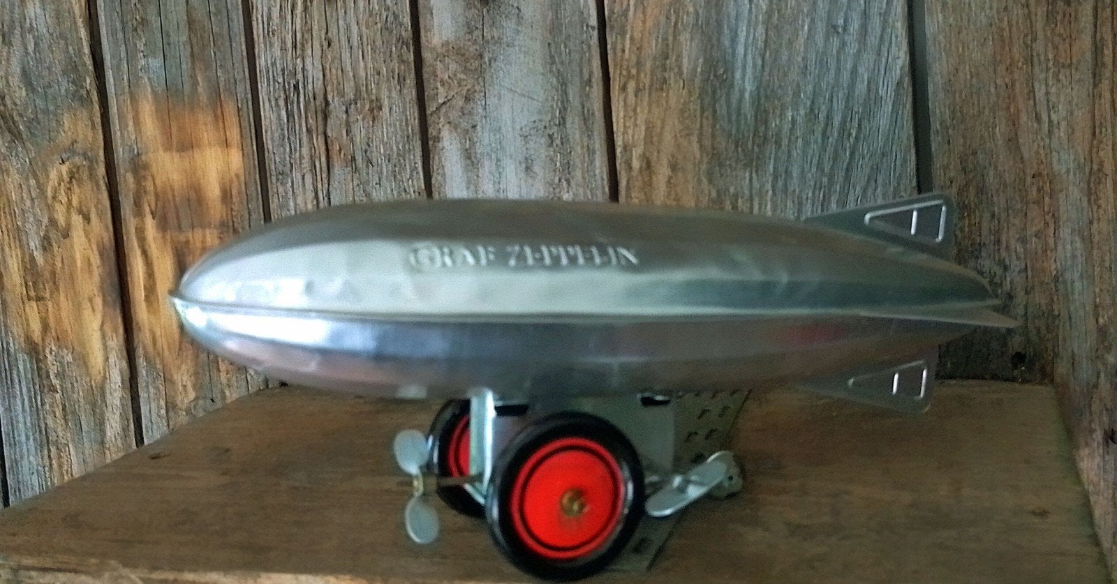Vintage aluminium Schylling Zeppelin!, Ophalen of Verzenden
