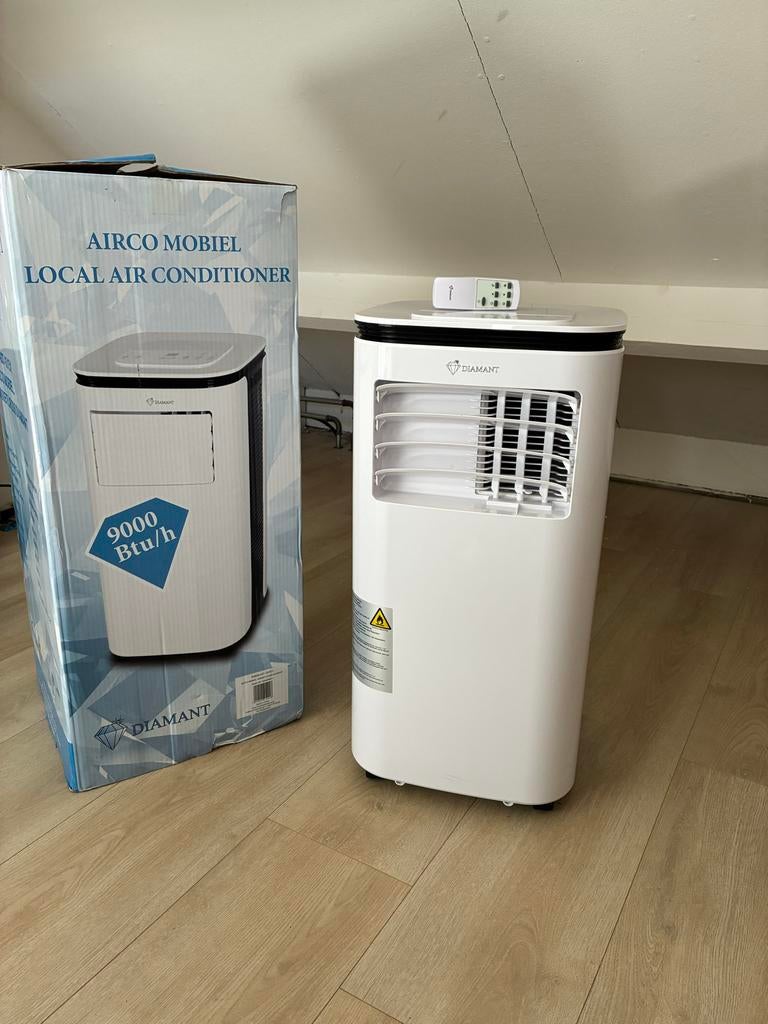 Diamant Mobiele Airco R290 9000 BTU - Zo goed als nieuw, Witgoed en Apparatuur, Airco's, Ophalen of Verzenden, Zo goed als nieuw