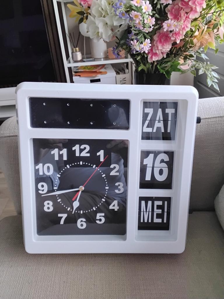 (Dementie) klok en datum, Ophalen of Verzenden, Gebruikt