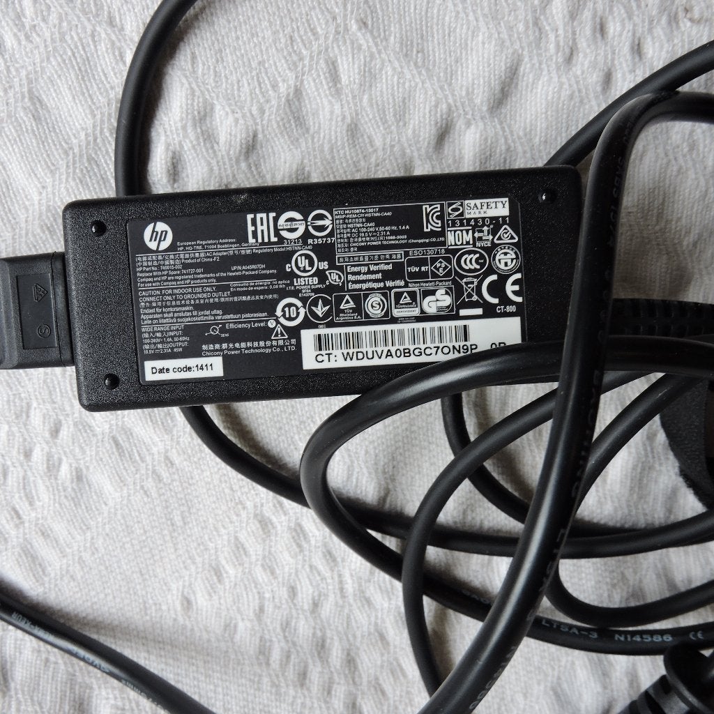 Adapter HP 71004 oplader laptop origineel, Ophalen of Verzenden, Zo goed als nieuw, Hp