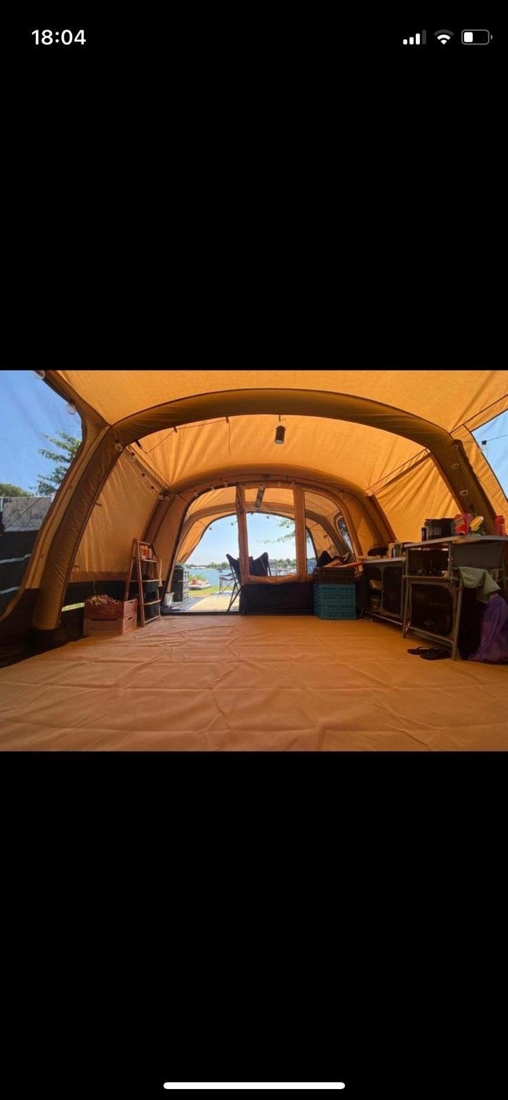 Bardani Air Space 430 TC - Ruime tunneltent uit 2021, Caravans en Kamperen, Ophalen, Zo goed als nieuw, Tot en met 4