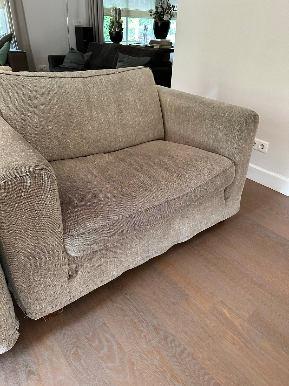 Linteloo Easy living Loveseats - Gebruikt, Huis en Inrichting, Ophalen, Gebruikt, Stof, 75 tot 100 cm