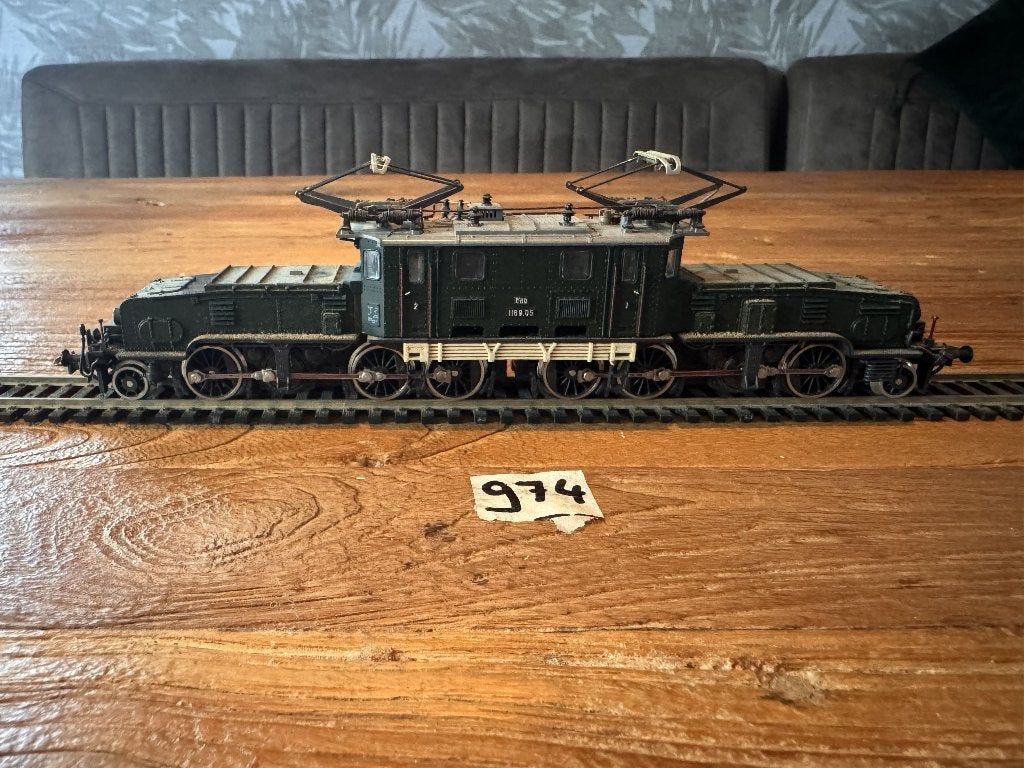 Roco 4149A H0 ÖBB Krokodil 1189.05 Elektrische Loc Groen, Gebruikt, Ophalen of Verzenden, Roco, Gelijkstroom