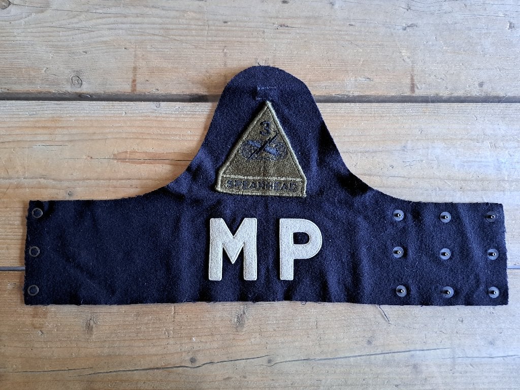 Us Mp Armband 3rd arm div, Verzenden, Landmacht, Amerika, Embleem of Badge