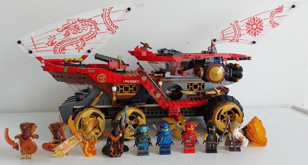 Lego Ninjago - 70677 - Land Bounty - compleet, Lego, Inclusief instructies, Ophalen of Verzenden, Zo goed als nieuw