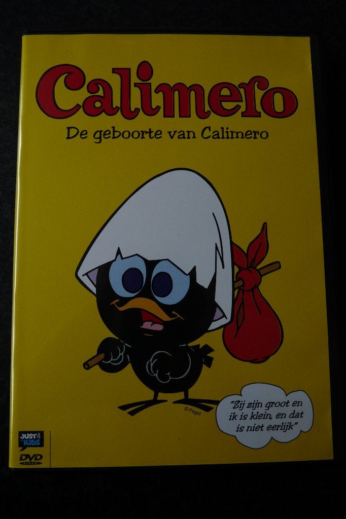 z.g.a.n dvd Calimero de geboorte van calimero, kids, Alle leeftijden, Ophalen of Verzenden, Zo goed als nieuw