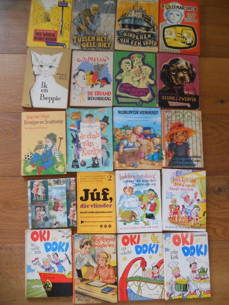 doos oude kinderboeken / stripverhalen jaren '60 /'70, Boeken, Kinderboeken | Jeugd | onder 10 jaar, Ophalen of Verzenden, Gelezen