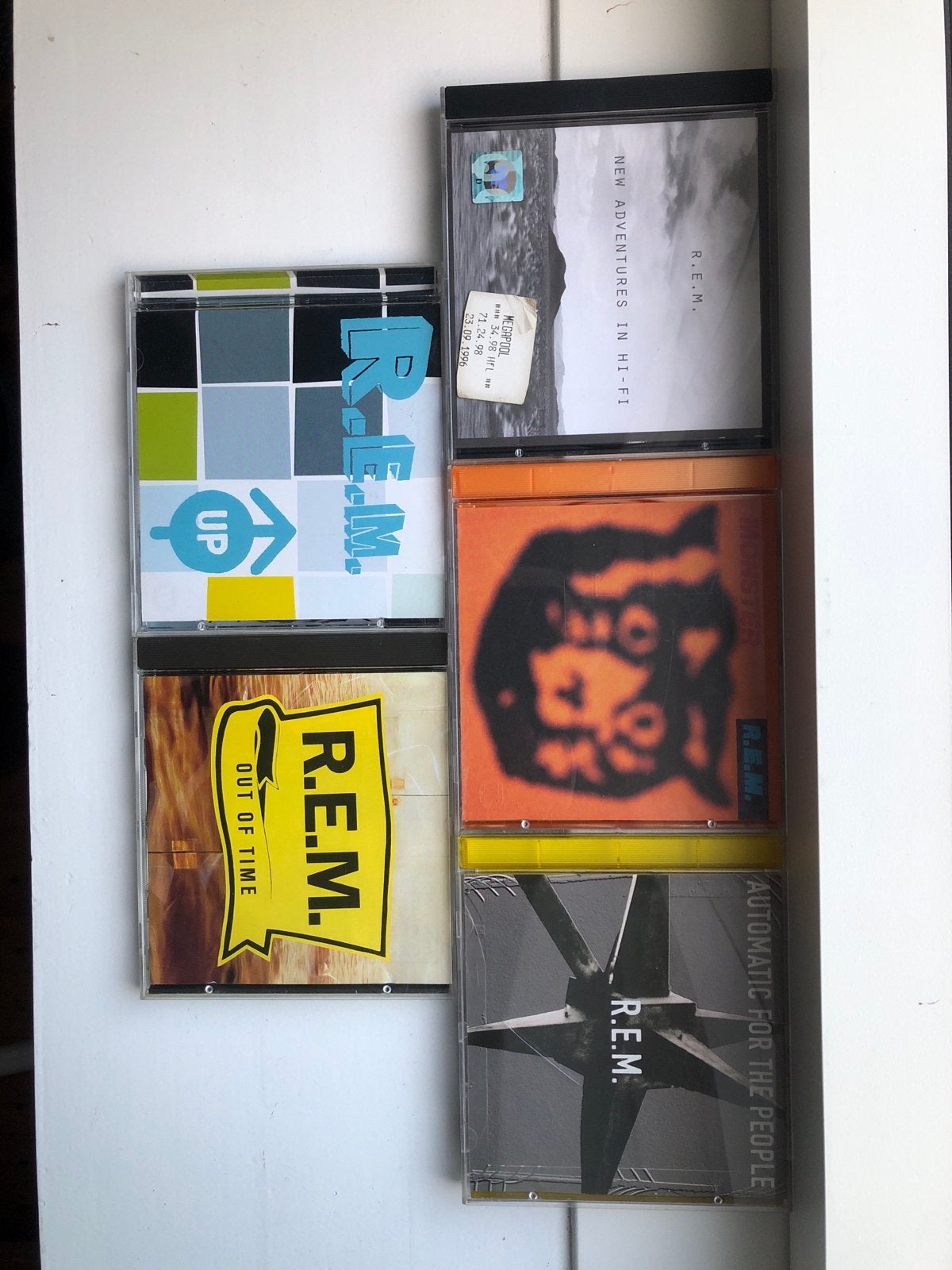 R.E.M. CD Collectie: Out of Time, Up, Automatic, New Adventu, Cd's en Dvd's, Ophalen of Verzenden, Gebruikt, Rock, Album