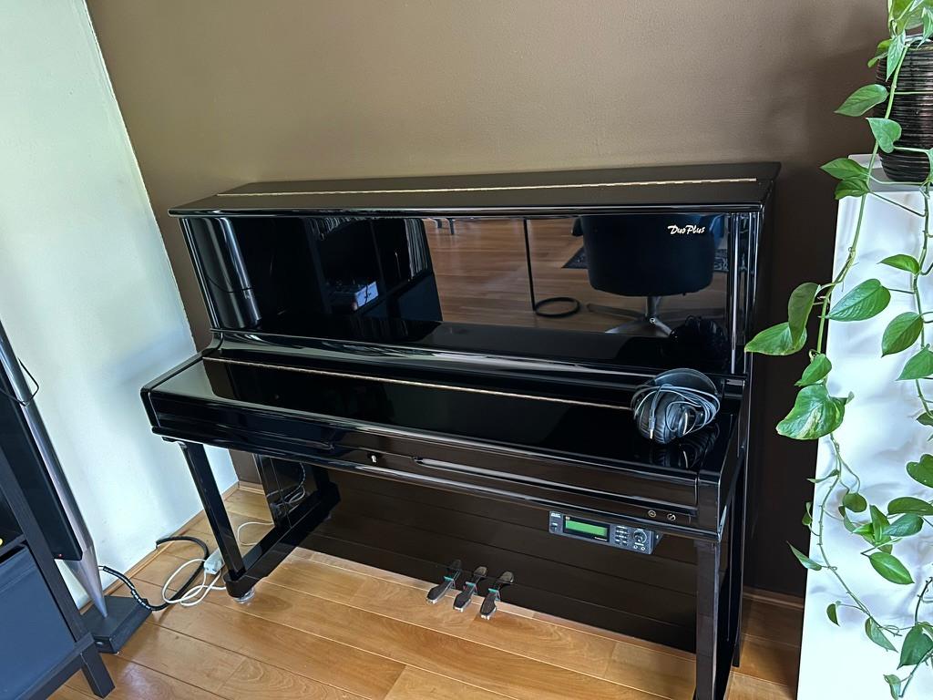 Prachtige zwarte Silent Piano., Ophalen, Zwart, Zo goed als nieuw, Piano