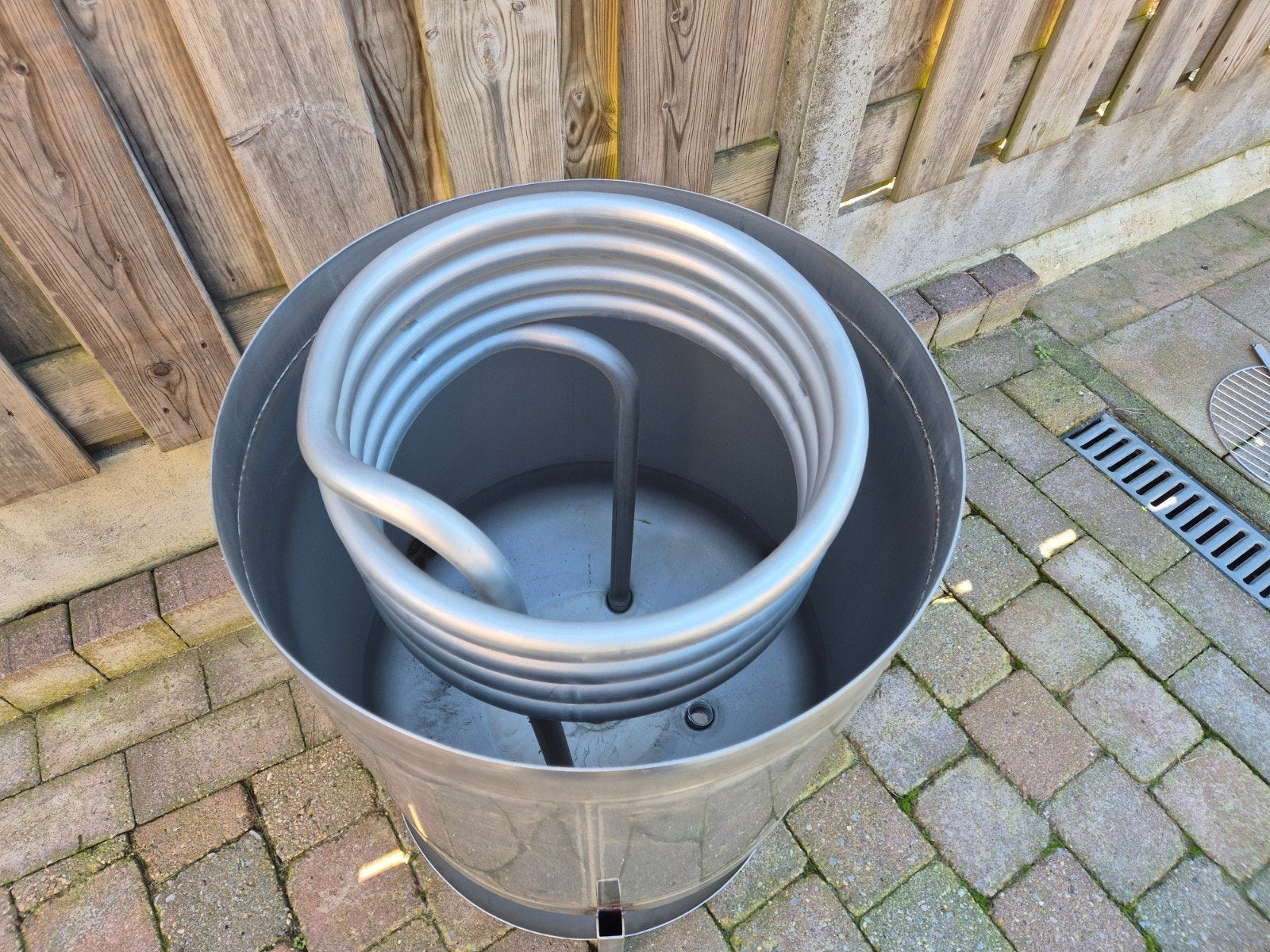Zwembadverwarming / BBQ - RVS Vuurton, Ophalen