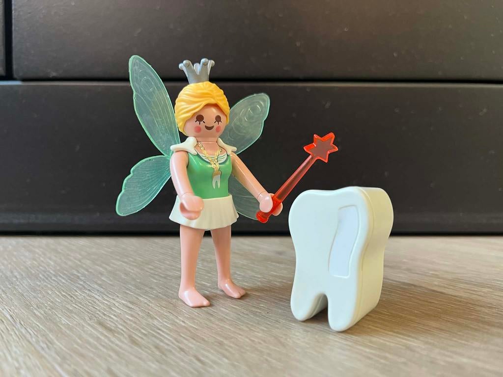 Playmobil Tandenfee met toverstaf en tand, Kinderen en Baby's, Speelgoed | Playmobil, Zo goed als nieuw, Complete set, Ophalen of Verzenden