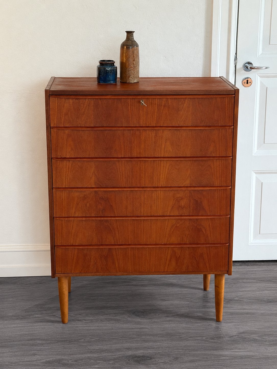 Vintage ladekast, Ophalen, 50 tot 100 cm, Zo goed als nieuw, Minder dan 100 cm
