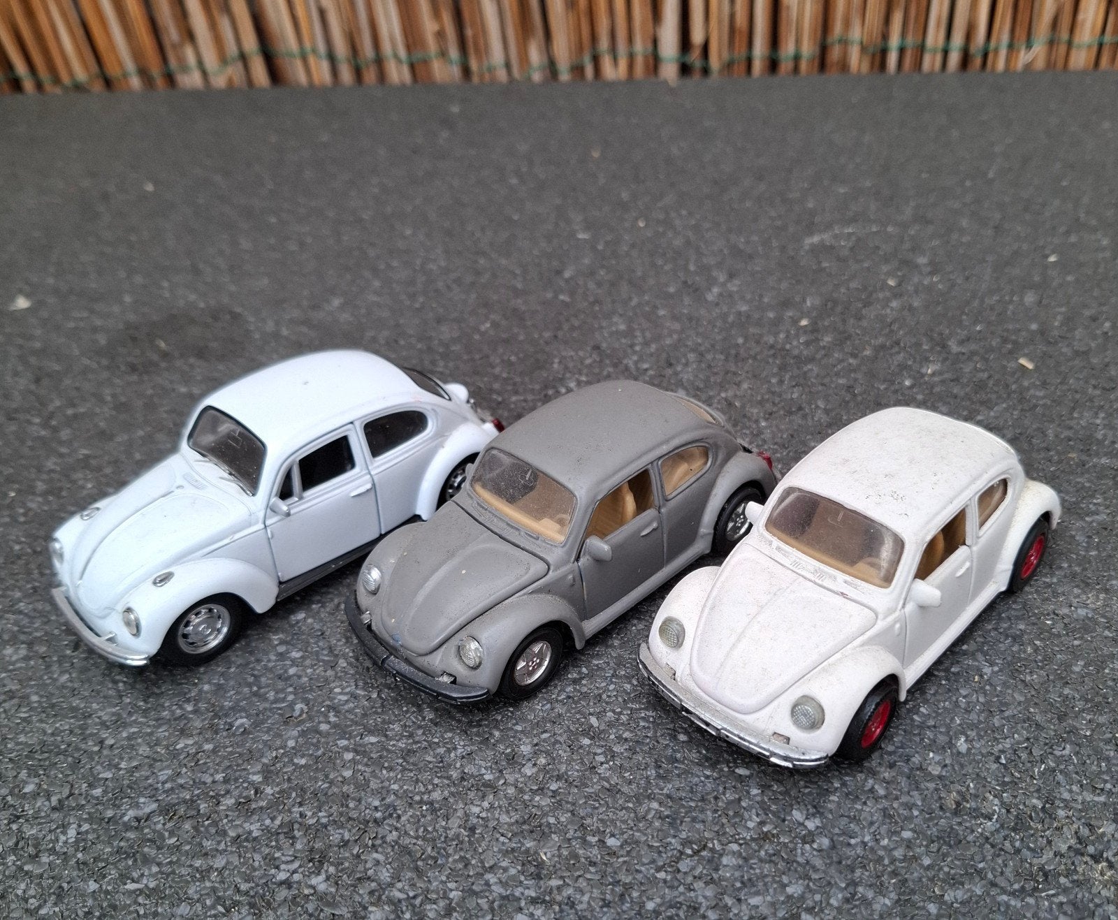 Set van 3 Volkswagen Kever modelauto's -, Ophalen of Verzenden, Gebruikt, Auto