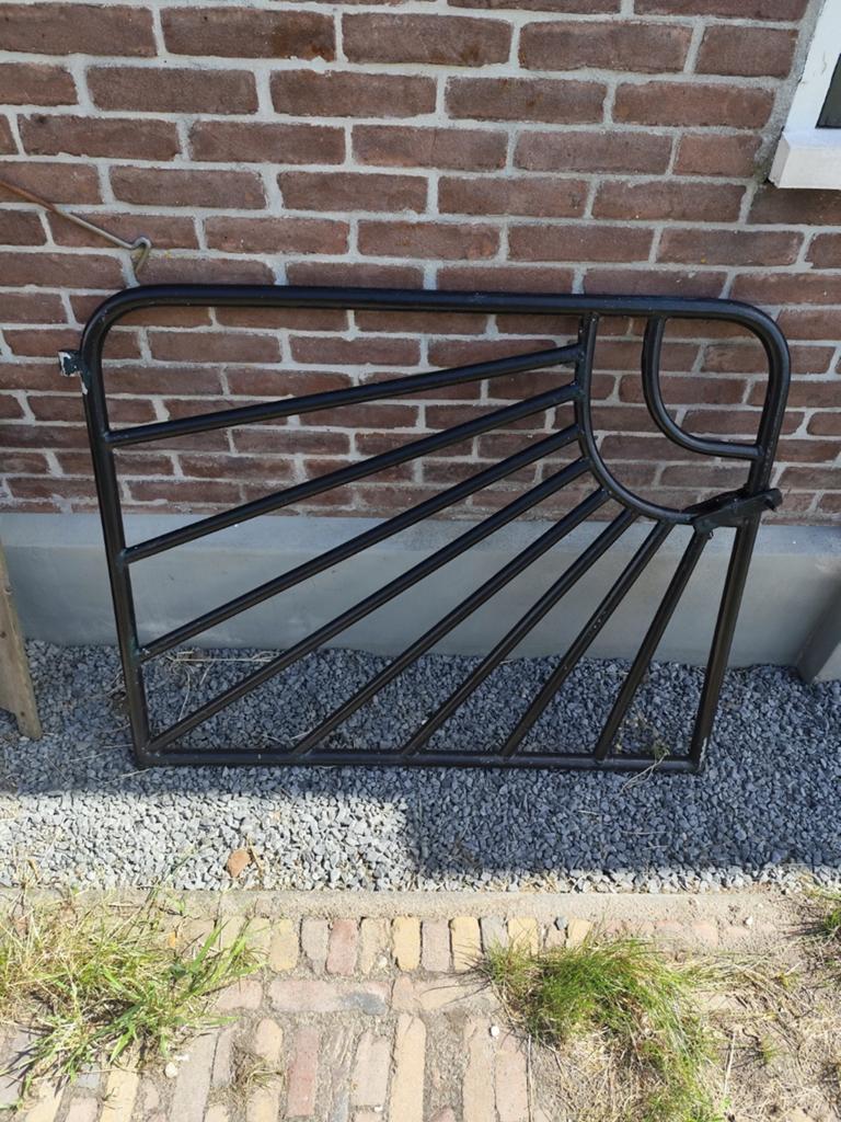 Oude stalen boederij poort loop hek, Tuin en Terras, Tuinbanken, Ophalen, Metaal