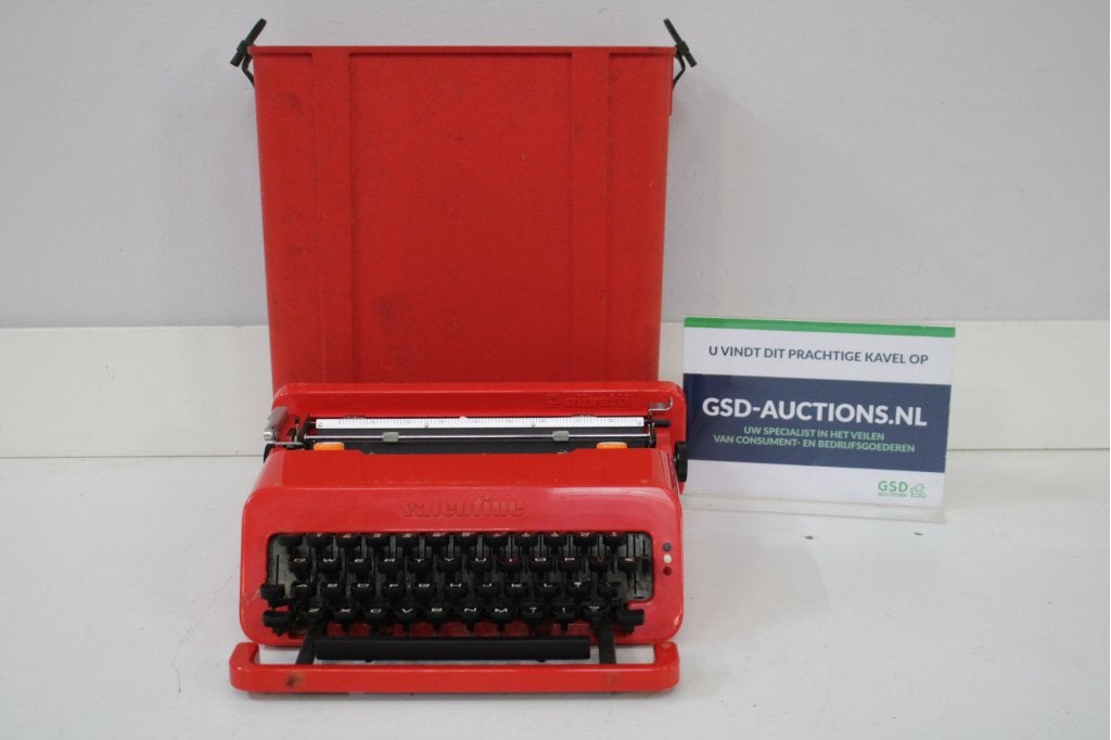 Rode Olivetti Valentine typemachine, Ophalen of Verzenden, Niet ingevuld, Niet ingevuld, Niet ingevuld
