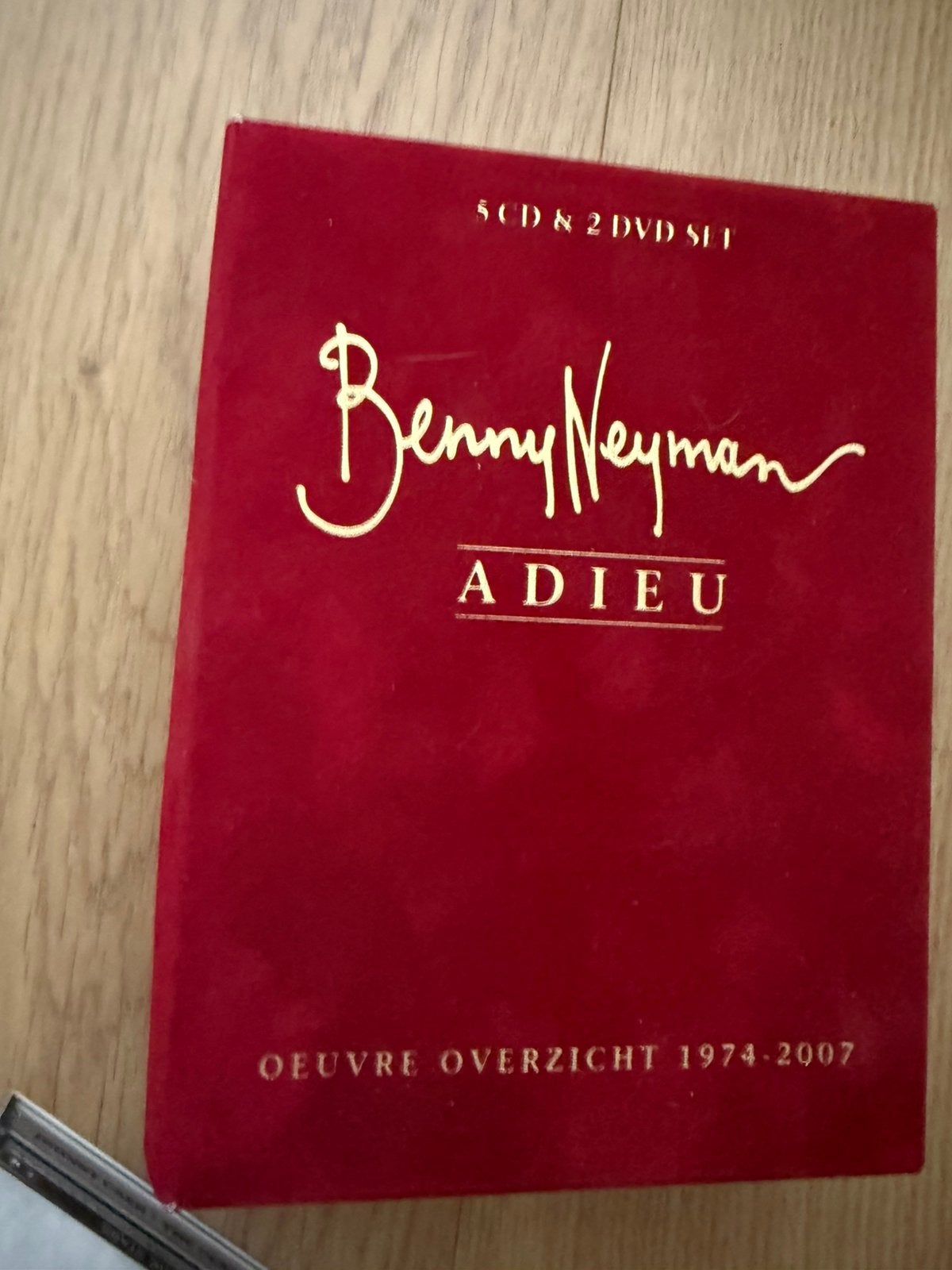 5 cd met 2 dvd box set benny neyman adieu, Ophalen of Verzenden, Zo goed als nieuw, Levenslied of Smartlap