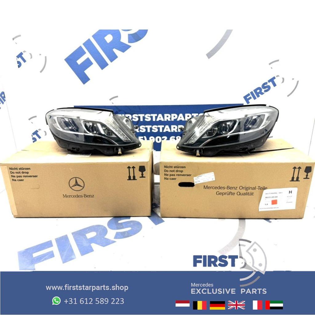 W222 S63 AMG / MAYBACH ILS KOPLAMP SET INTELLIGENT LIGHT SYS, Gebruikt, -, Ophalen of Verzenden, -