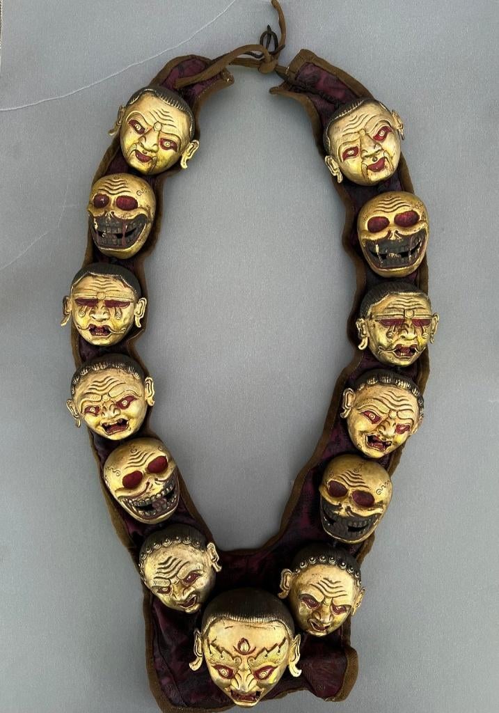 Gezocht: Lama ketting / Tibetaanse “skull mala” kapala mala, Ophalen of Verzenden, Gebruikt