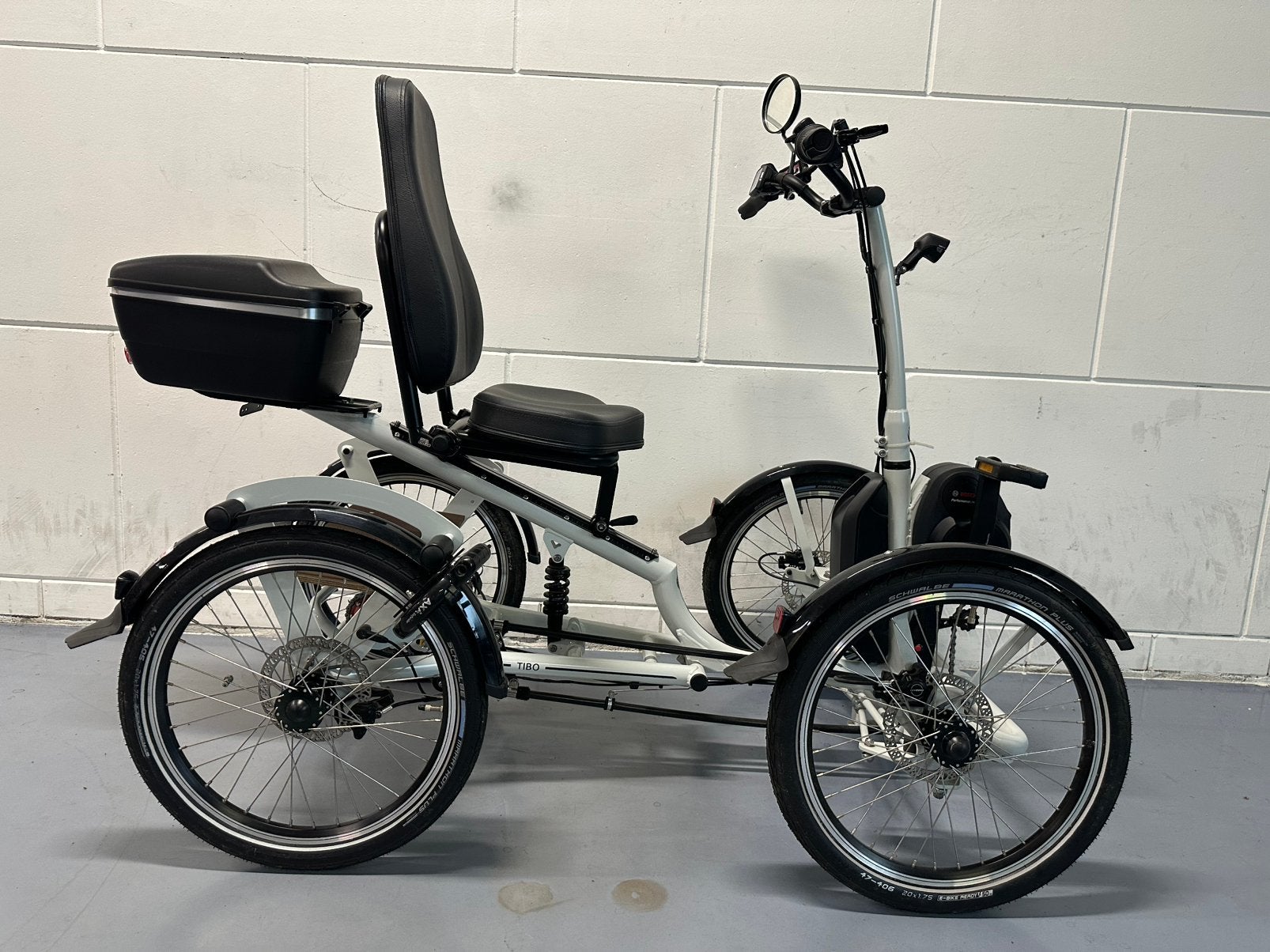 Slechts 197km! Pfau-Tech Tibo vierwielfiets. Bosch 500Wh!, Fietsen en Brommers, Fietsen | Driewielfietsen, Ophalen of Verzenden