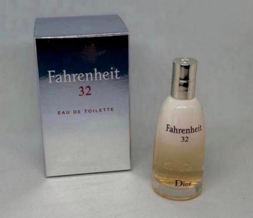 Zeldzaam Fahrenheit 32 Christian Dior 10 ml eau de toilette, Verzenden, Nieuw, Miniatuur, Gevuld