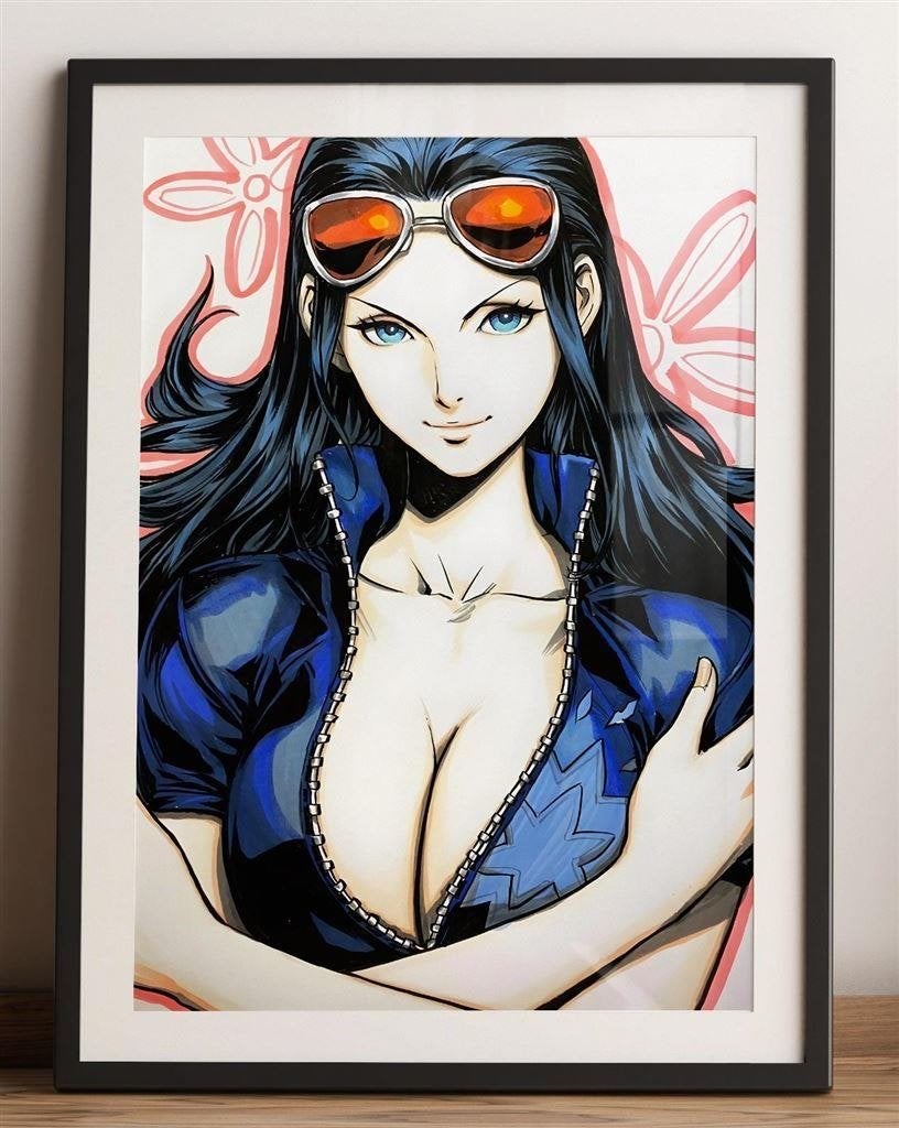 Nico Robin One Piece Grote Comic Poster 50x70cm, Verzenden, Kuifje, Nieuw, Beeldje of Figuurtje
