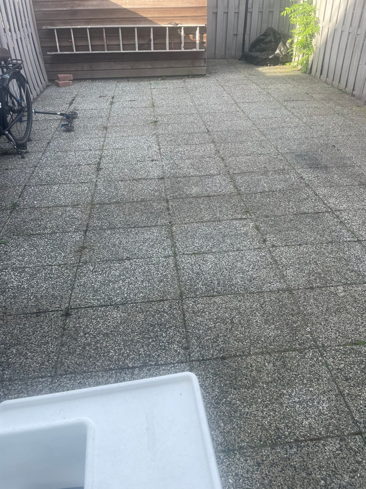 tuintegels, Ophalen of Verzenden, Gebruikt, Beton, Terrastegels