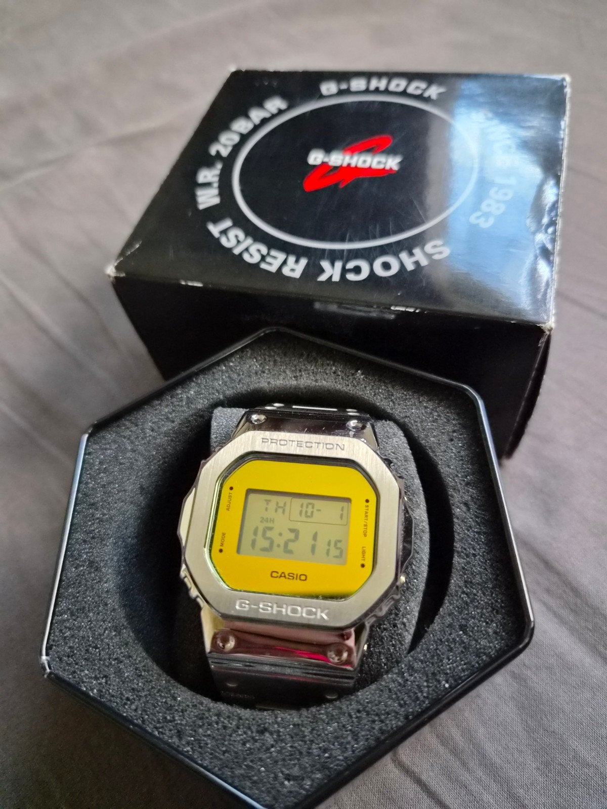 Casio G-Shock Gold Titanium & Alpha Sierra Falcon Limited, Overige merken, Leer, Polshorloge, Ophalen of Verzenden