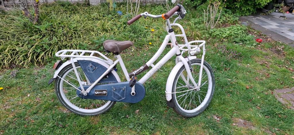 Meisjesfiets 20 inch - met voordrager, Fietsen en Brommers, Fietsen | Meisjes, Ophalen, Gebruikt, 20 inch, Overige merken