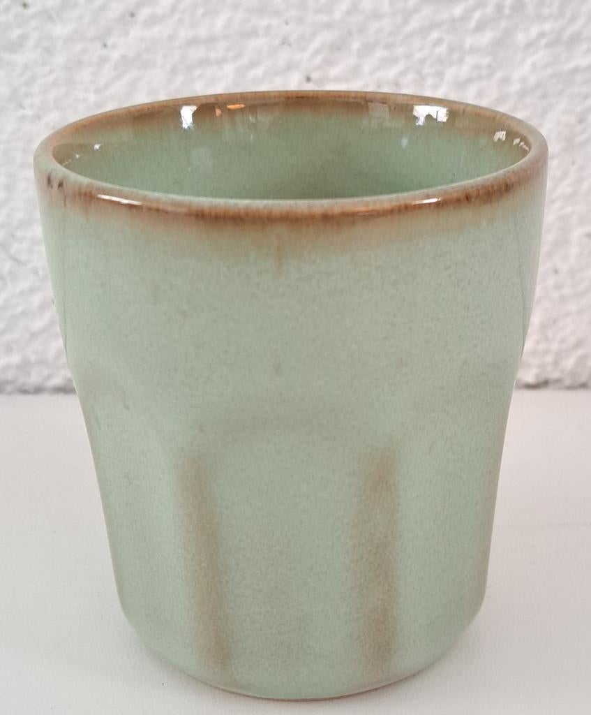 Groene, keramieke mok. Helemaal nieuw., Ophalen, Keramiek, Nieuw, Overige stijlen