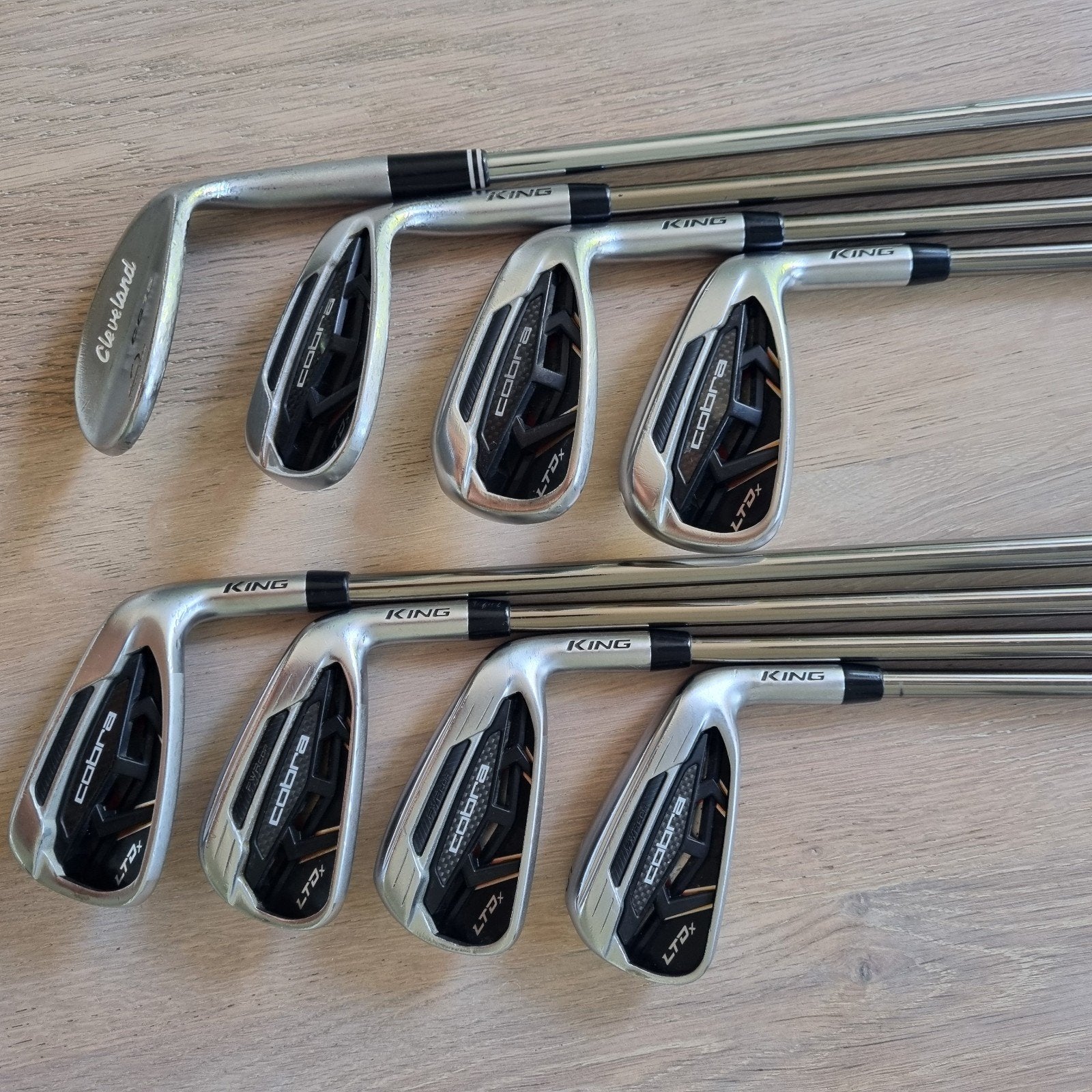Cobra King LTDx golfset 5/SW stiff flex golfclubs, Sport en Fitness, Golf, Ophalen, Zo goed als nieuw, Club, Overige merken