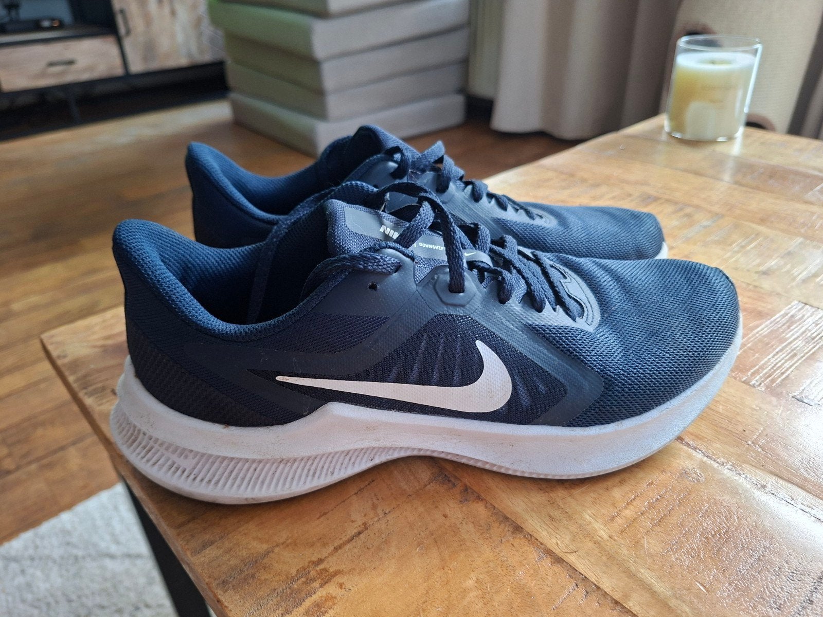 Mooie donkerblauwe Nike sneakers - Maat 42.5, Blauw, Nike, Ophalen of Verzenden, Sneakers of Gympen
