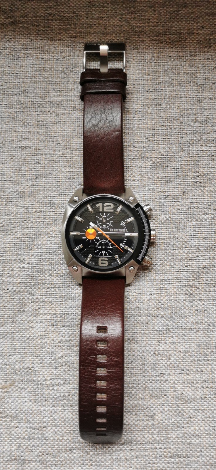 Diesel Only the Brave herenhorloge Nieuw, Ophalen, Nieuw, Staal, Overige merken