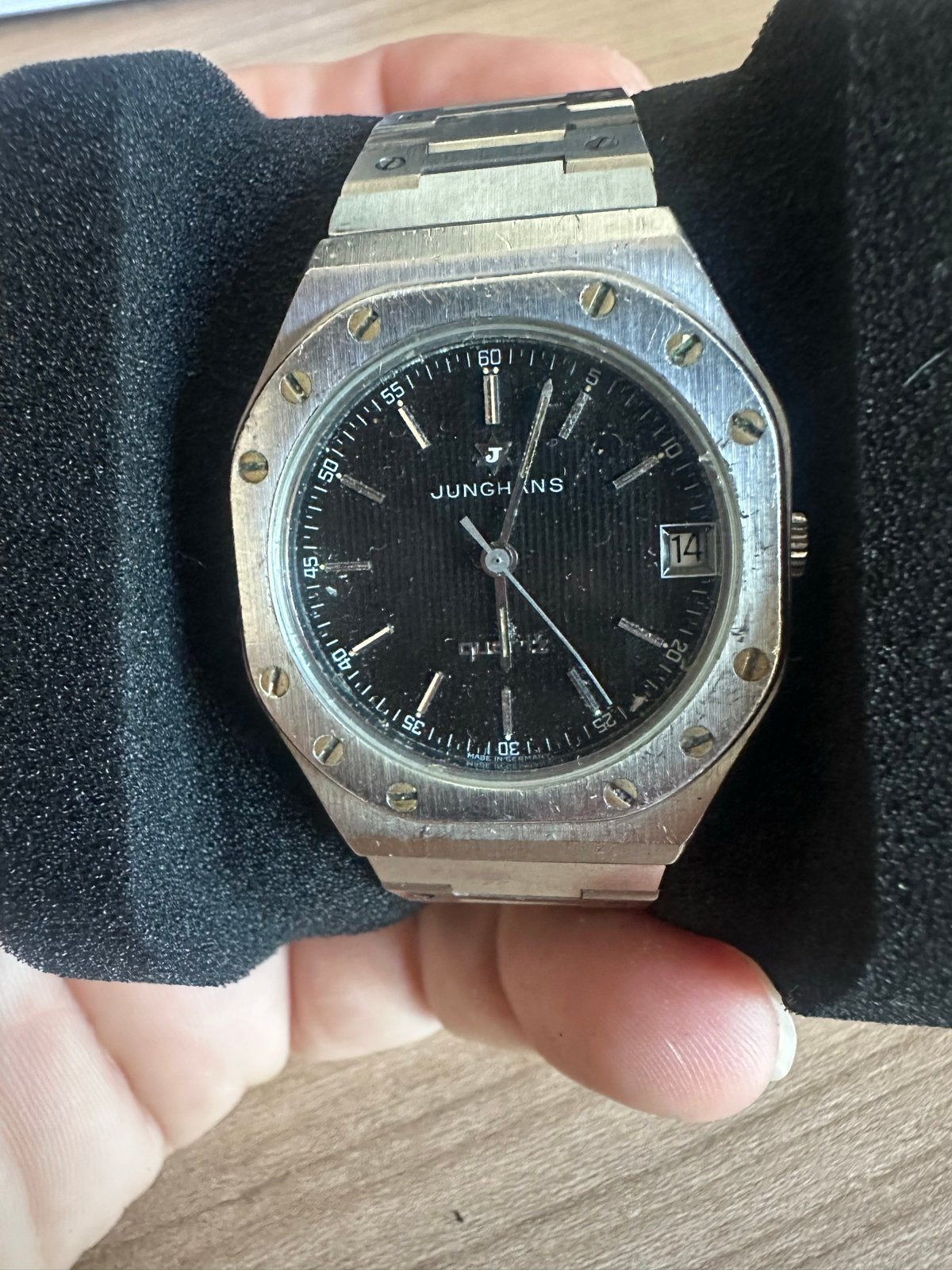 Junghans Quartz Horloge - Vintage Stalen Polshorloge, Overige merken, Staal, Polshorloge, 1960 of later