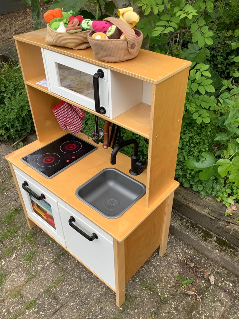 IKEA speelkeuken DUKTIG incl accessoires, Ophalen, Gebruikt, Hout, Speelkeuken
