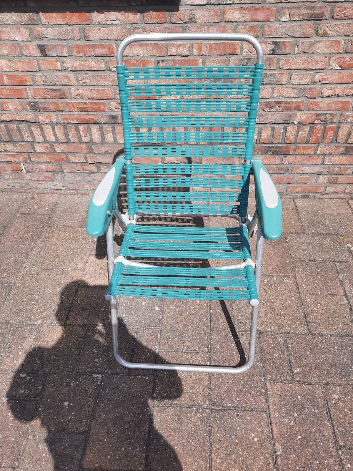 Lallemand Tuinstoel - Comfortabel en Inklapbaar, Ophalen, Gebruikt, Aluminium, Inklapbaar