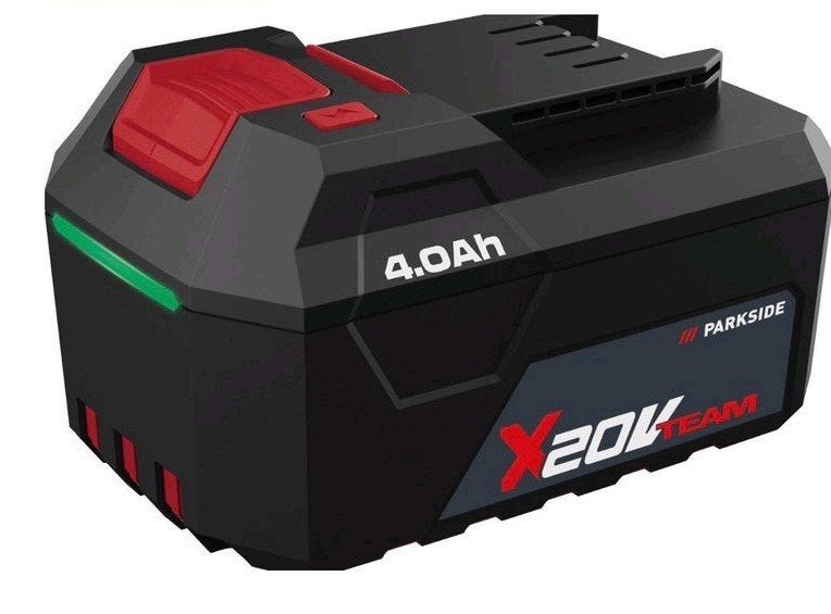 PARKSIDE Accu 20 V - 4 Ah - X 20 V Team, Ophalen of Verzenden, Zo goed als nieuw, Overige merken, Overige typen