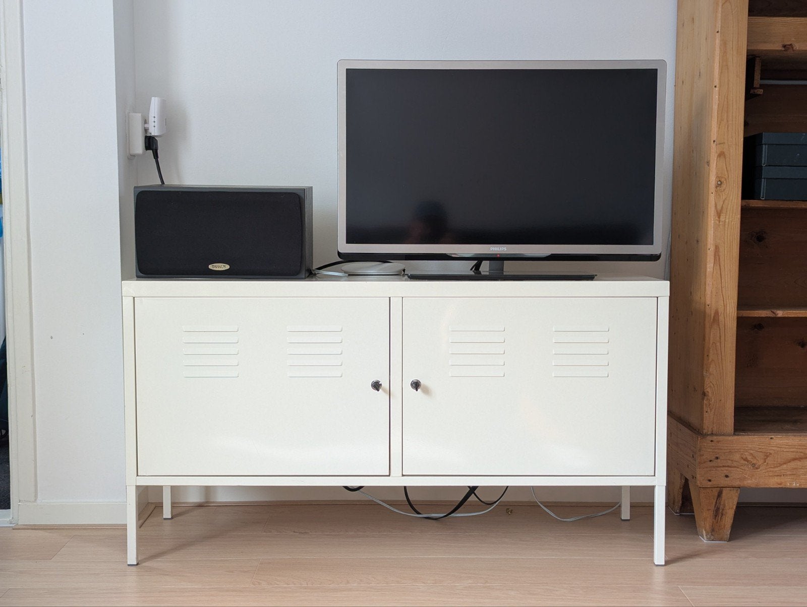 IKEA PS metalen locker crème wit, Ophalen, Gebruikt, 100 tot 150 cm, Minder dan 100 cm