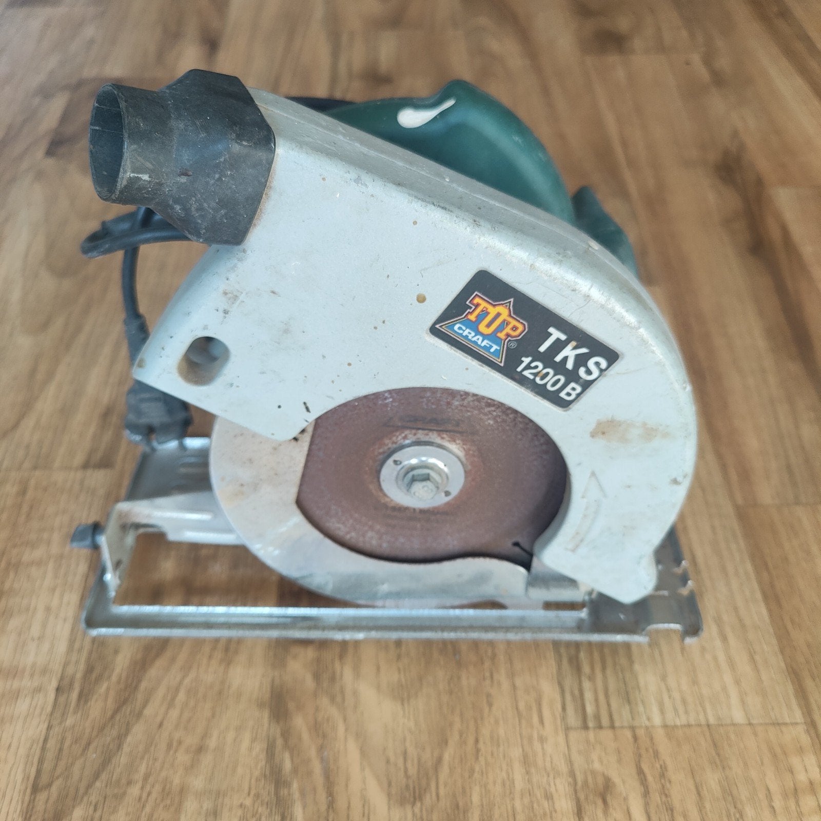 Topcraft TKS 1200 B cirkelzaag, Doe-het-zelf en Verbouw, Gereedschap | Zaagmachines, Ophalen of Verzenden, 1200 watt of meer, Cirkelzaag