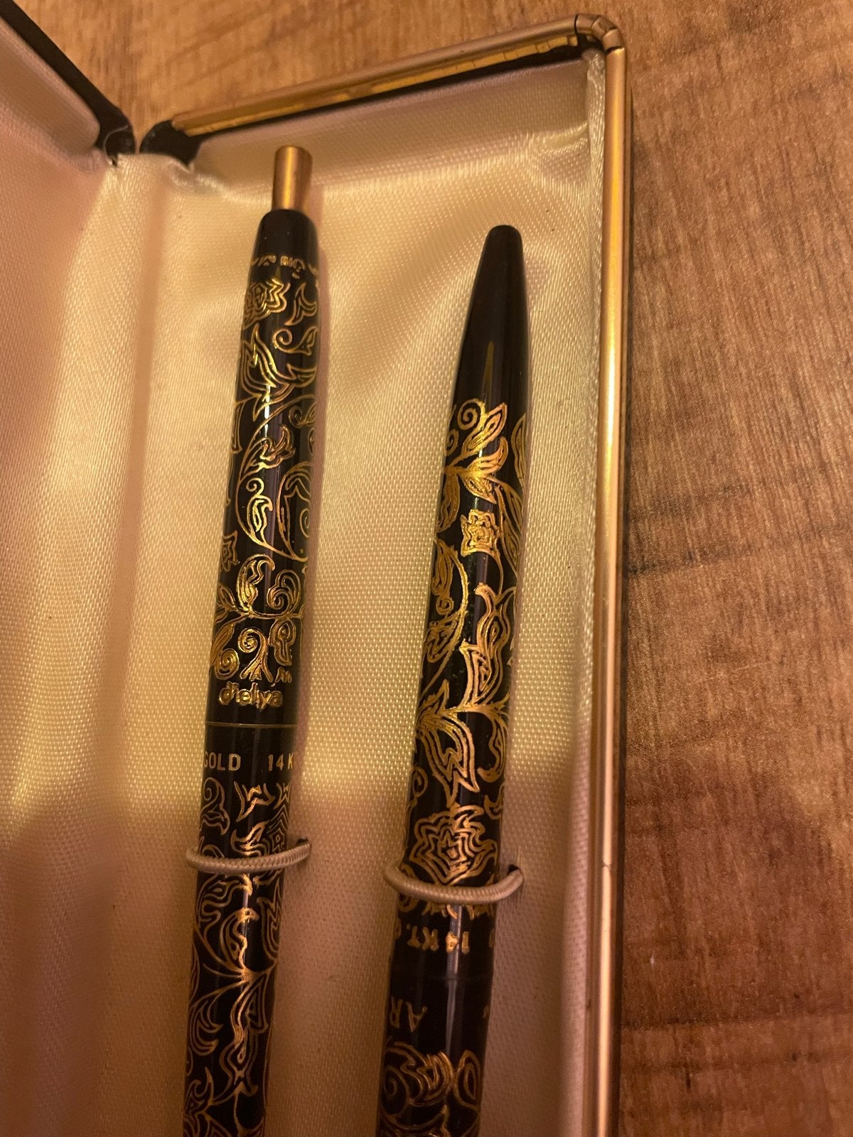 Arpège My Sin 14 KT Gold Pennenset - Balpen & Vulpotlood, Overige merken, Pennenset, Met doosje, Ophalen of Verzenden
